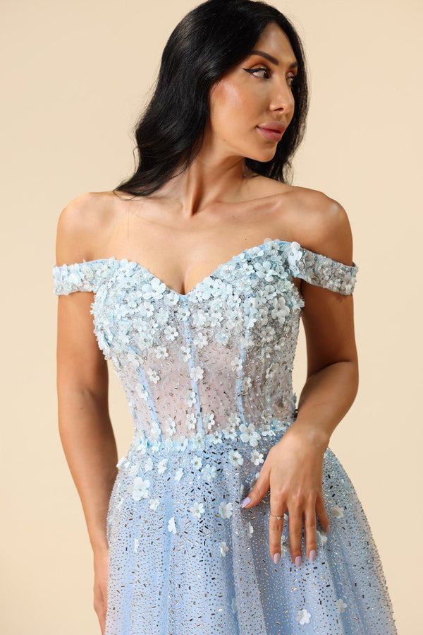 off-shoulder dress